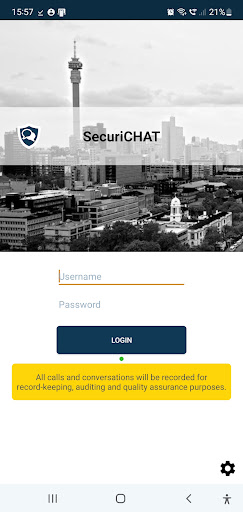 Android application SecuriCHAT screenshort