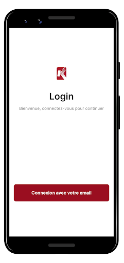 Android application Académie KINESPORT screenshort