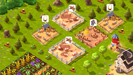 Happy Farm Town - Farm Games Unknown
