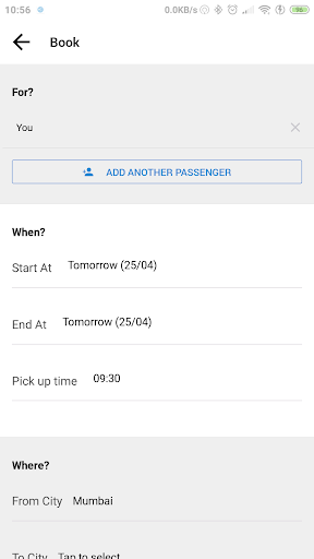 CABI – Safe & Reliable Rides Screen 3