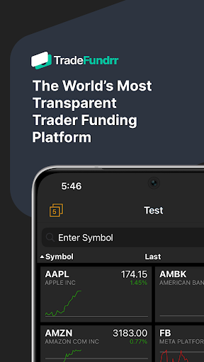 Android application TradeFundrr screenshort