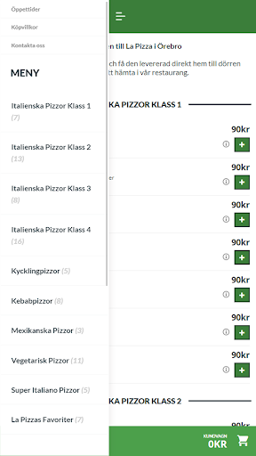La Pizza Örebro Screen 2