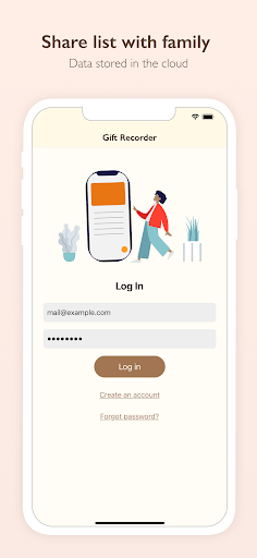 Gift Recorder - Gift List App Screen 3