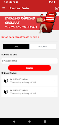 Expresito Carga Screen 3