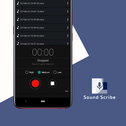 SoundScribe mp3 Voice Recorder Screen 2