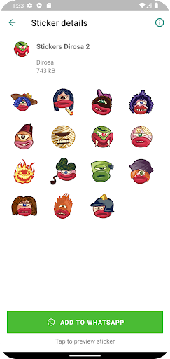 H.DiRosa stickers Screen 3