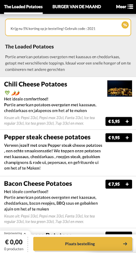 Android application King Ribs (België) screenshort