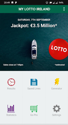 Irish Lotto & EuroMillions 3.8.3 screenshots 1