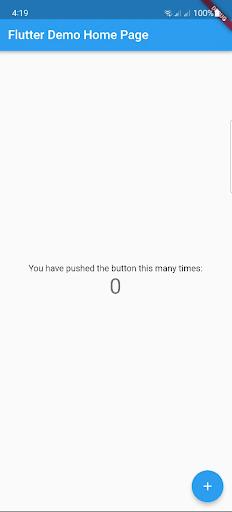 Android application Shorbird Flutter screenshort