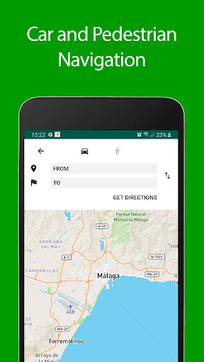 Malaga Offline Map and Travel Screen 2