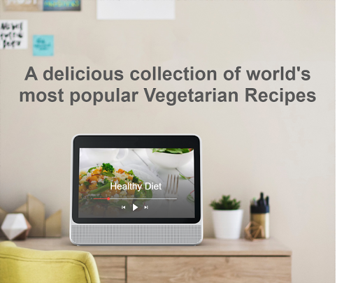 Screenshot of Vegetarian Recipes App