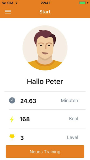 Android application Fit mit Pit - dein persönliche screenshort