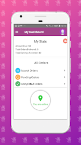 Captura de Pantalla 4 Odoo Delivery Boy Application android