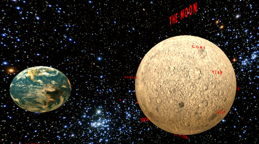 Android application The Moon VR screenshort