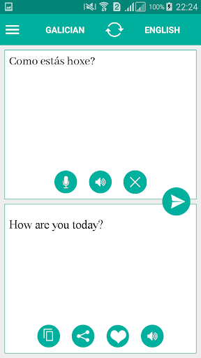 Galician English Translator Screen 2