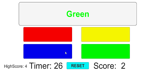 Android application Color & Concentration Test screenshort