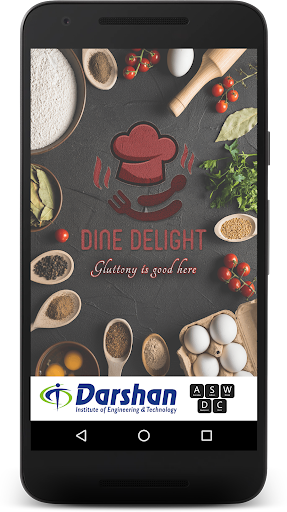Android application Dine Delight screenshort