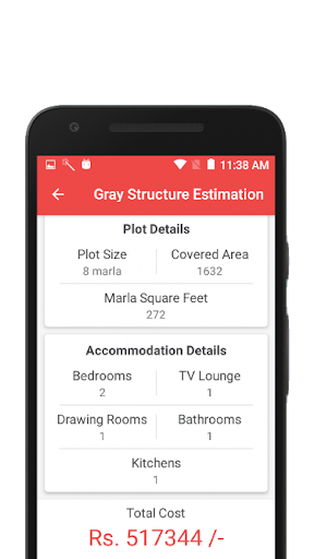 House construction estimation