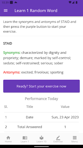 App preview