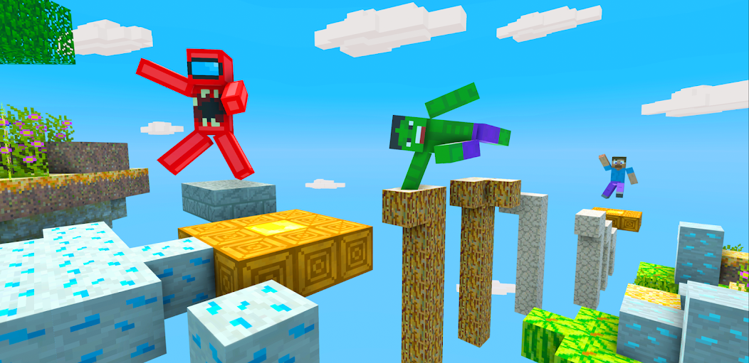 Craft Parkour: 3D Blocky Race v1.0 APK + Mod  for Android