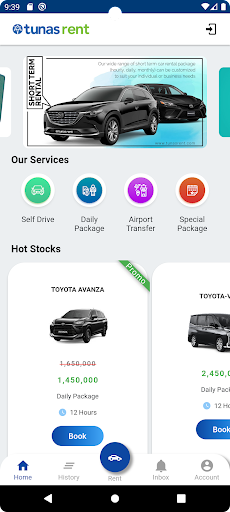 Android application Shott Daily Rent by Tunas Rent screenshort