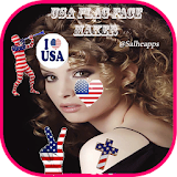 USA Flag Face Maker icon