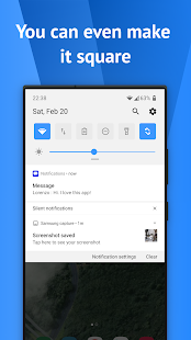 One Shade: Custom Notification Capture d'écran