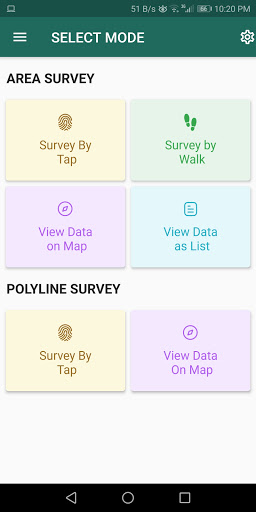 Android application Geo Survey - Land Survey screenshort