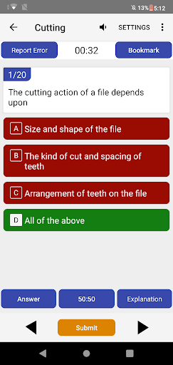 ITI Fitter Question Bank Screen 3
