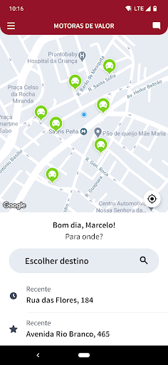 Android application Motoras de Valor screenshort