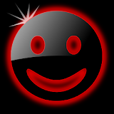 Sleek Ebony Red GO Theme icon