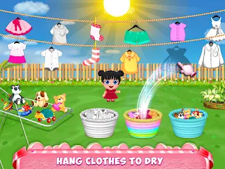 Mother Baby Care Laundry Day - Screenshot 3
