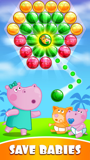 Hippo Bubble Pop Game Screen 3