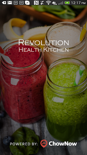 Android application Revolution Health Kitchen screenshort