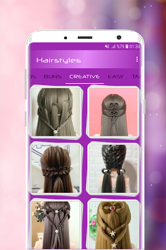 Hairstyles Step by Step Videos (Offline) 1.6.1 Screenshots 8