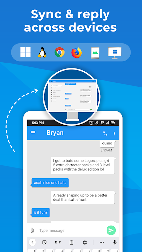 Screenshot of Pulse SMS (Phone/Tablet/Web)