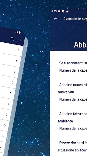 Dizionario dei sogni Screen 2