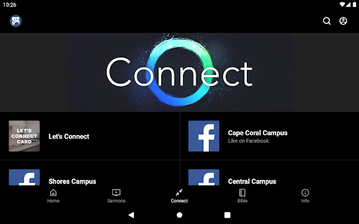 Screenshot of Grace Church App