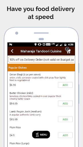 Maharaja Tandoori Screenshot 4 - AppWisp.com