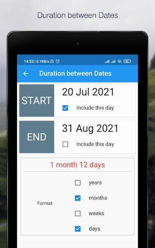 Date Calculator Screen 2