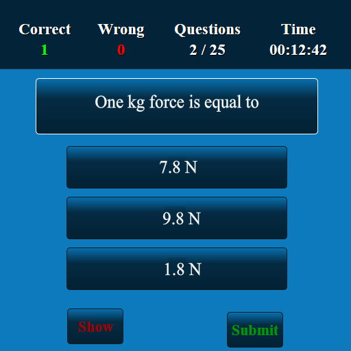 mechanical MCQ Screen 3