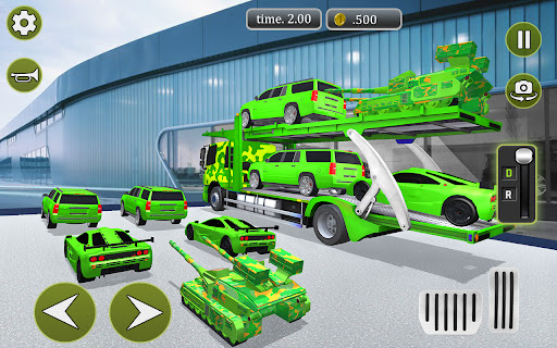 US Army Transporter Truck Game 0.8 screenshots 4