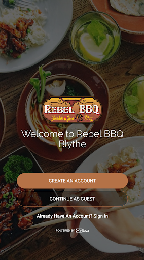 Android application Rebel BBQ screenshort