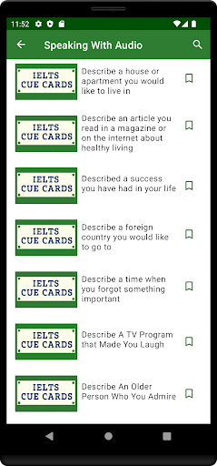Screenshot of IELTS Speaking - IELTS Test