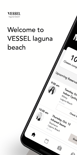 Android application VESSEL laguna beach screenshort