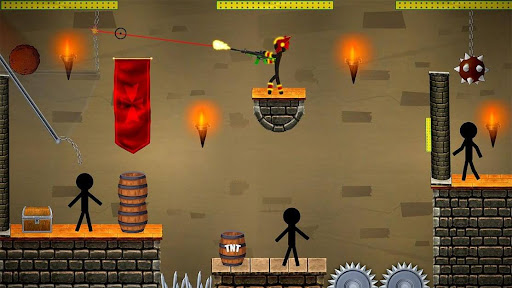 Android application Stick Man: Shooting Game screenshort