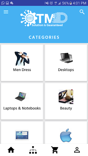 TMD OpenCart Android App Screen 2