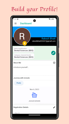 inmeds: the healthcare network Screen 2