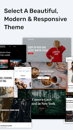 Android application Build a Website - Online Store screenshort