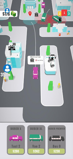 Android application Ride Share Tycoon screenshort
